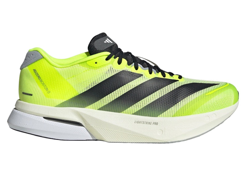 adidas Adizero Boston 13 Lucid Lemon Core Black Halo Silver