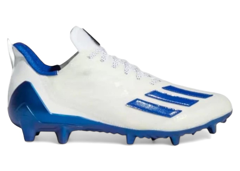 adidas Adizero Cleats White Royal Blue
