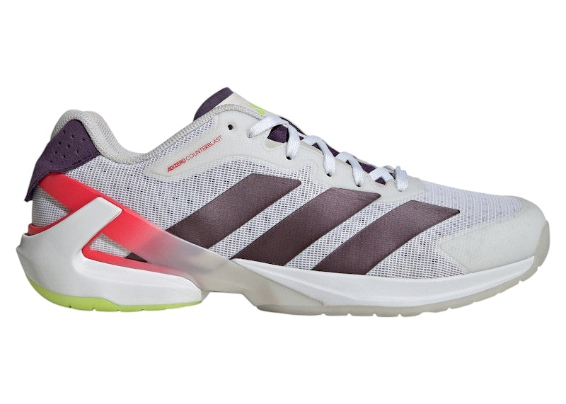 adidas Adizero Counterblast Indoor Cloud White Aurora Met. Aurora Plum
