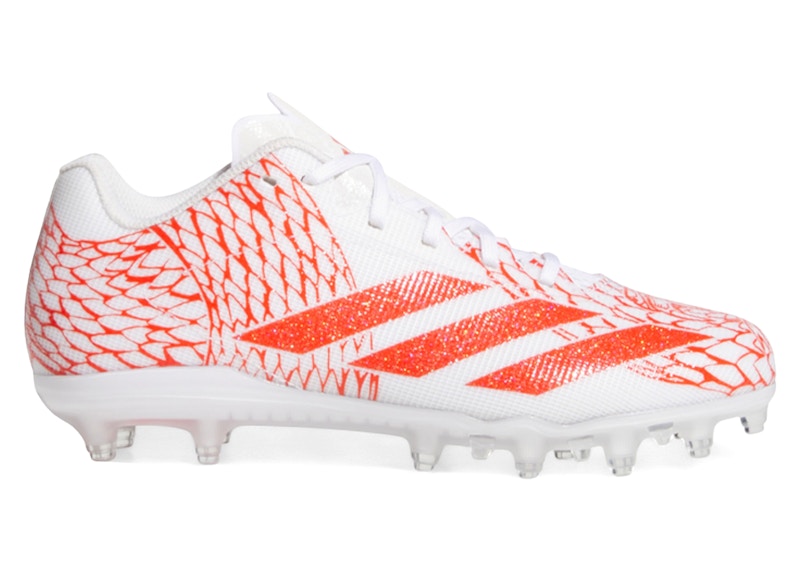 adidas Adizero Electric II White Collegiate Orange (GS)