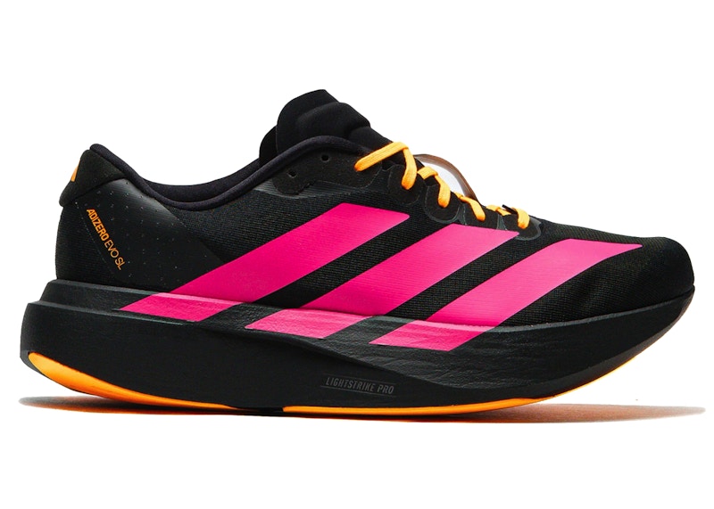 adidas Adizero Evo SL Black Shock Pink Orange