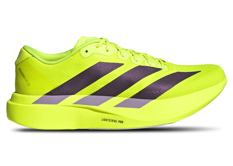 adidas Adizero Evo SL Solar Yellow Plum