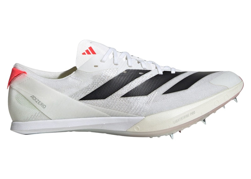 adidas Adizero Finesse Spikes Cloud White Core Black Lucid Red