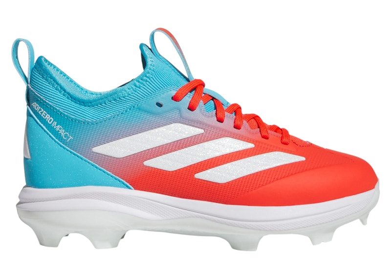 adidas Adizero Impact Candy TPU Bright Cyan Cloud White Bright Red (GS)