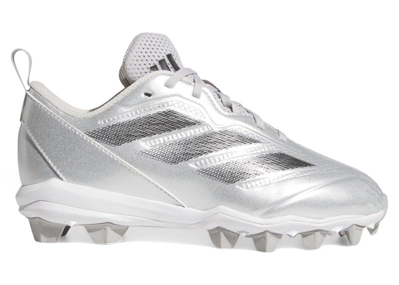 adidas Adizero Instinct MD Silver Speed Silver Metallic Core Black Grey Two (GS)