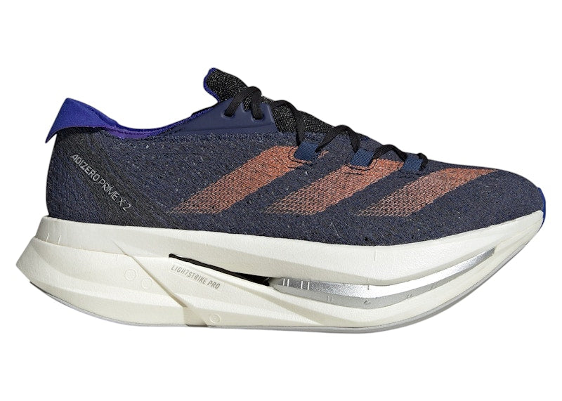 adidas Adizero Prime X 2.0 Strung Dark Blue Impact Orange Lucid Blue