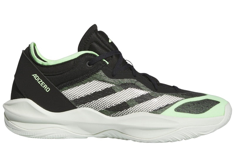 adidas Adizero Select 2.0 Low Core Black Cloud White Green Spark