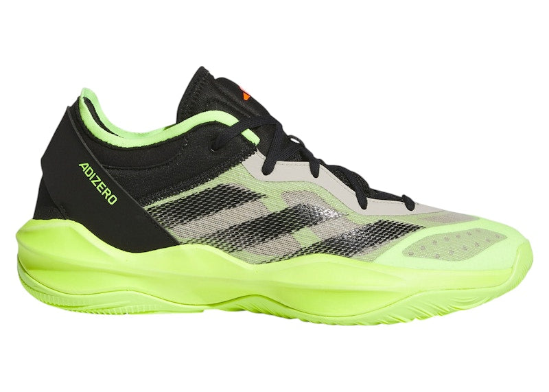 adidas Adizero Select 2.0 Putty Grey Core Black Lucid Lemon