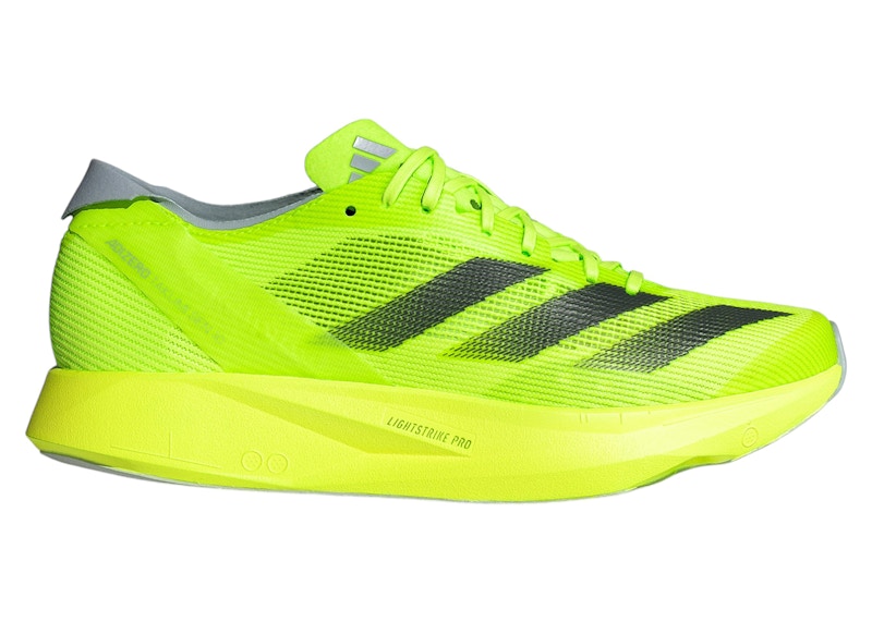 adidas Adizero Takumi Sen 10 Lucid Lemon Core Black Halo Silver (Women's)