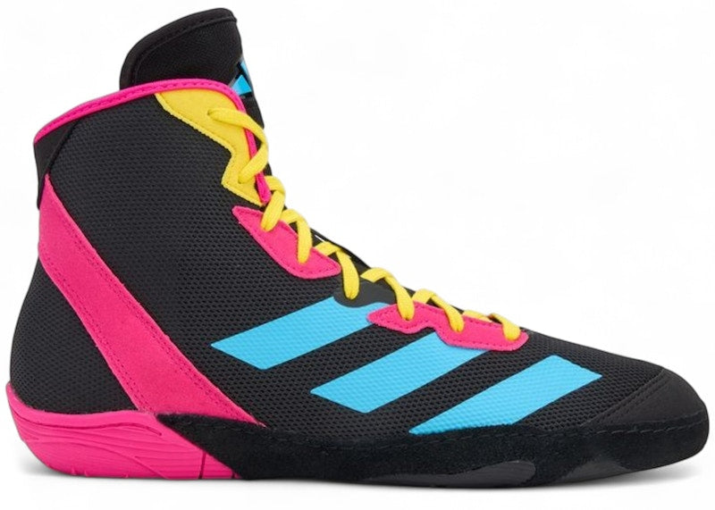 adidas Adizero Wrestling Black Signal Cyan Shock Pink