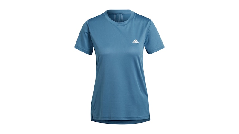 adidas Aeroready Designed Move 3-Stripes T-Shirt Altered Blue/White