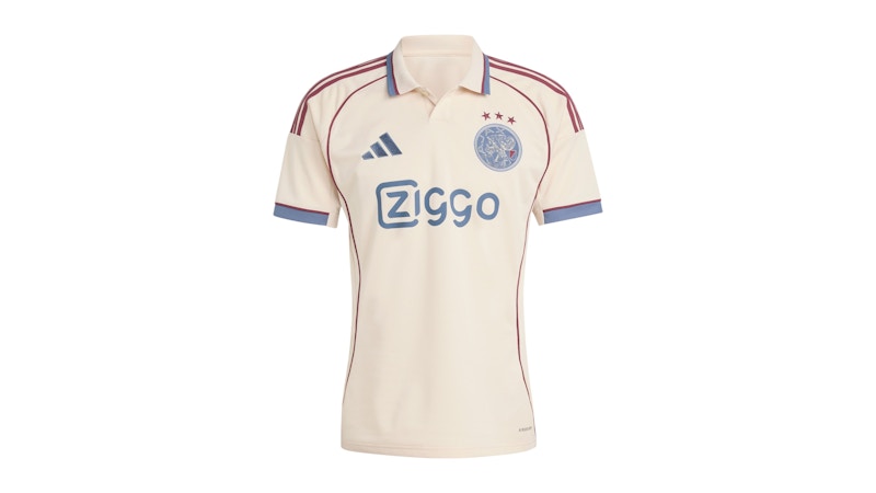 adidas Ajax Amsterdam 25/26 Third Jersey Halo Ivory