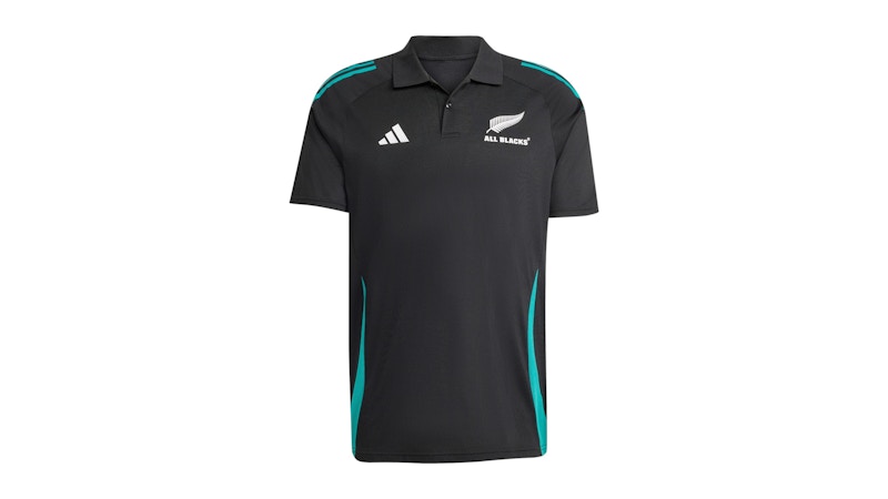 adidas All Blacks Polo Shirt Black All Black Pure Teal