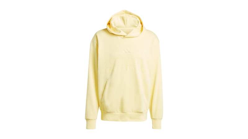 adidas All Szn Fleece Graphic Hoodie Almost Yellow