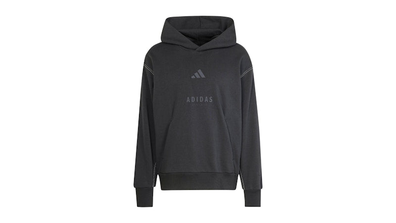 adidas All Szn Fleece Graphic Hoodie Black