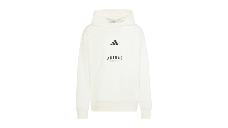 adidas All Szn Fleece Graphic Hoodie Off White/Black