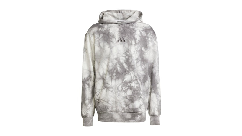adidas All Szn Fleece Washed Hoodie Grey Four