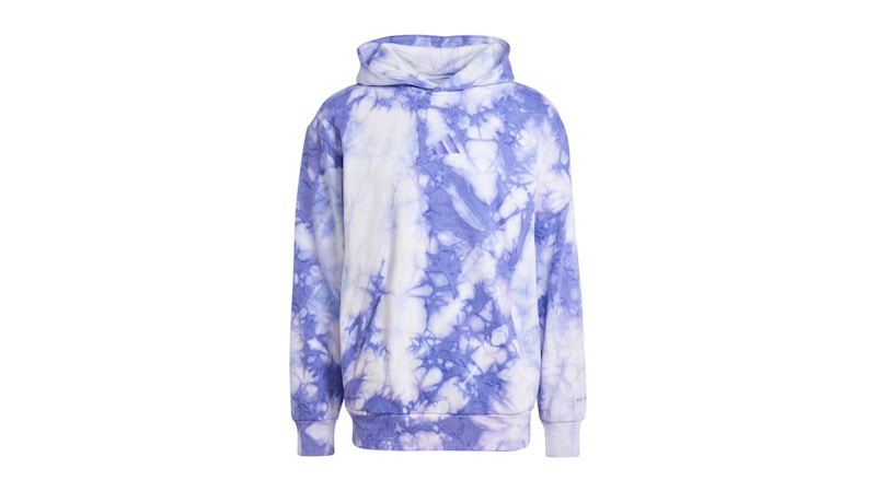 adidas All Szn Fleece Washed Hoodie Semi Cobalt Blue