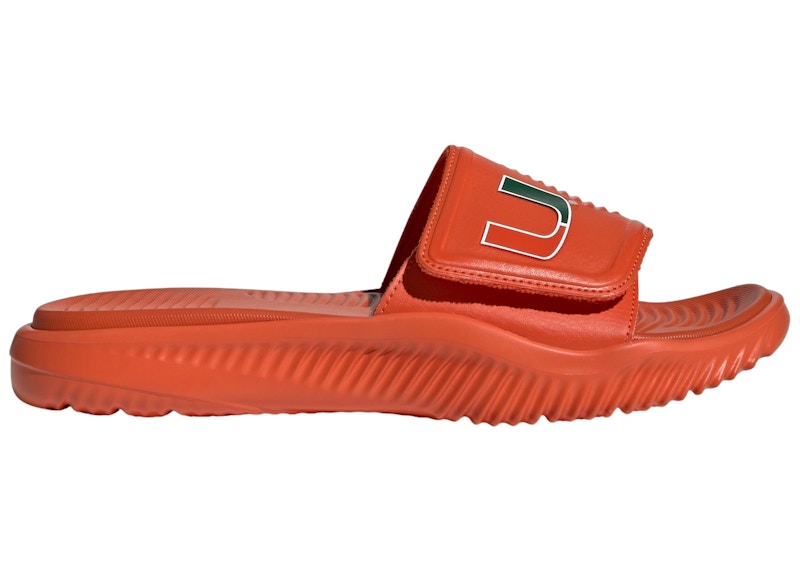 adidas Alphabounce Slide 2.0 Miami Collegiate Orange Dark Green Cloud White