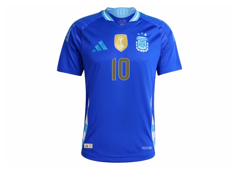 adidas Argentina 2024/25 Messi Away Authentic Jersey Lucid Blue/Blue Burst
