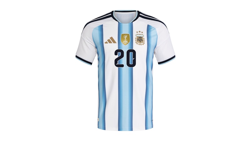 adidas Argentina 2026 Home Authentic Jersey White Icey Blue