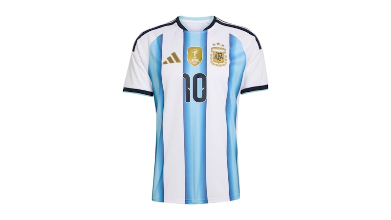 adidas Argentina 2026 Home Jersey Messi White Icey Blue Light Blue