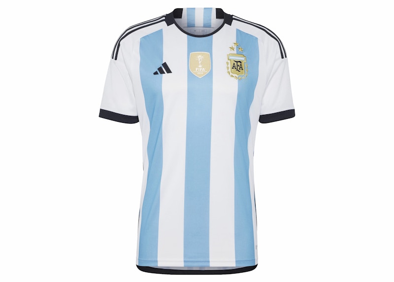 adidas Argentina 23/23 Winners Home Jersey (Asia Sizing) White/Light Blue