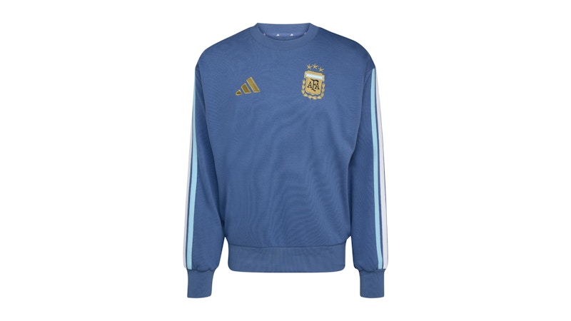 adidas Argentina DNA Crew Sweatshirt Crew Blue