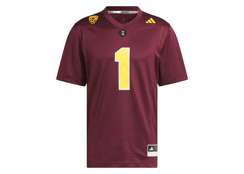 adidas Arizona State Football Off-Field Home Jersey Team Maroon