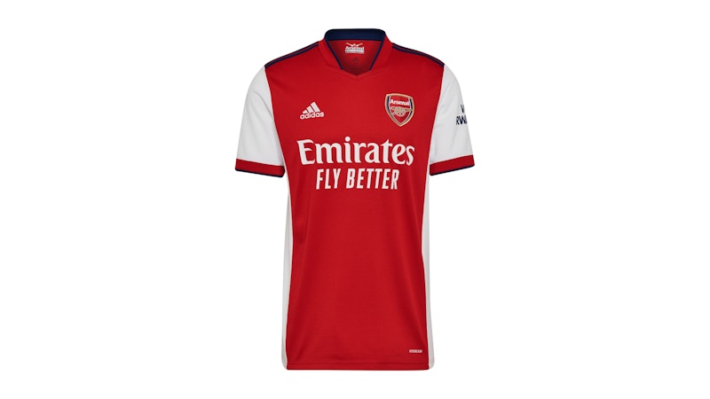 adidas Arsenal 21/22 Home Jersey White Scarlet