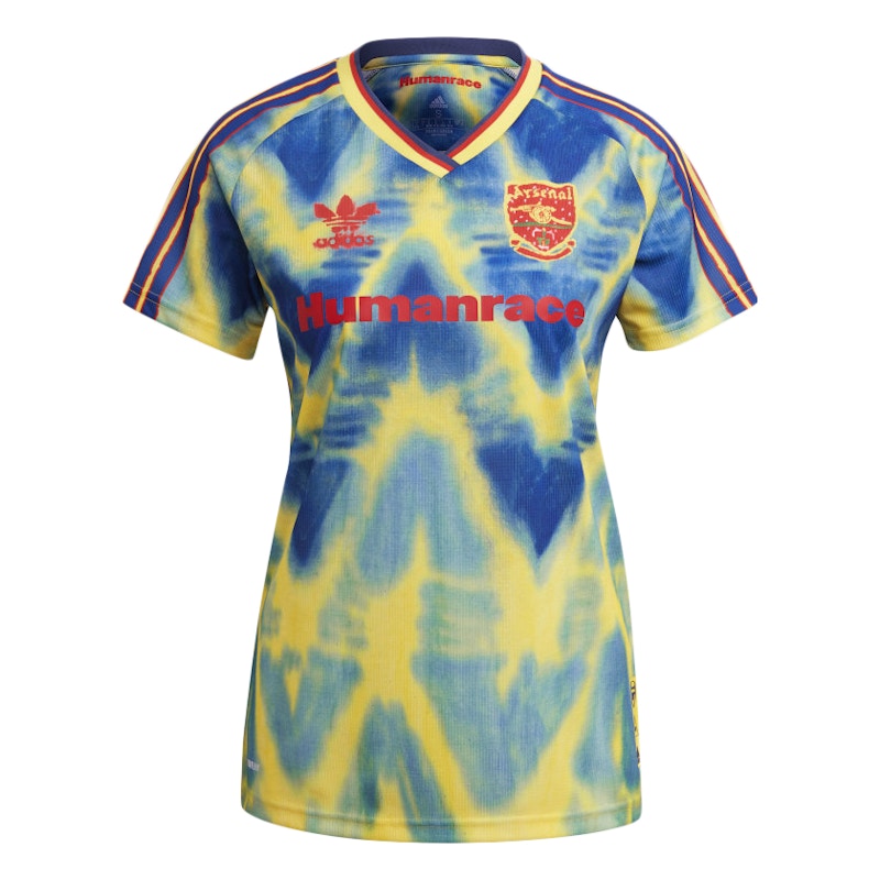 adidas Arsenal Human Race Womens Jersey Eqt Yellow/Collegiate Navy
