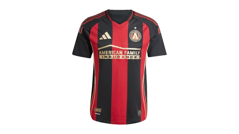 adidas Atlanta United FC 25/26 Home Authentic Jersey Black/Team Victory Red