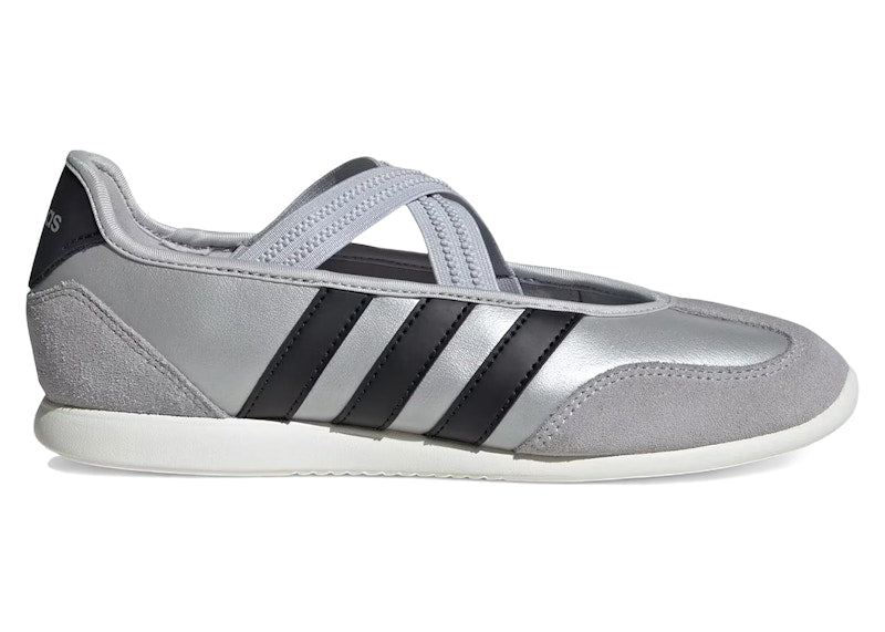 adidas Barreda Mary Jane Silver Metallic Black (Women's)