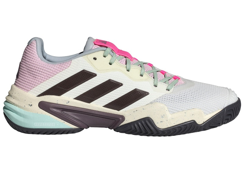 adidas Barricade 13 Crystal White Aurora Met. Semi Green Spark