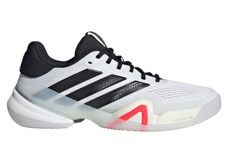 adidas Barricade 14 White Black Lucid Red