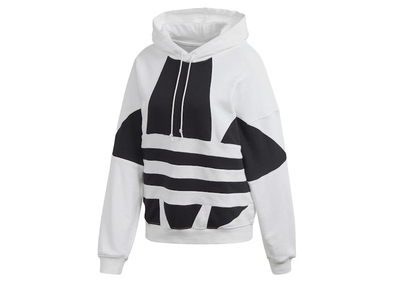 adidas Big Trifoil Pullover Hoodie White/Black