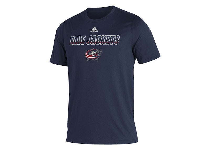 adidas Blue Jackets Tee Collegiate Navy