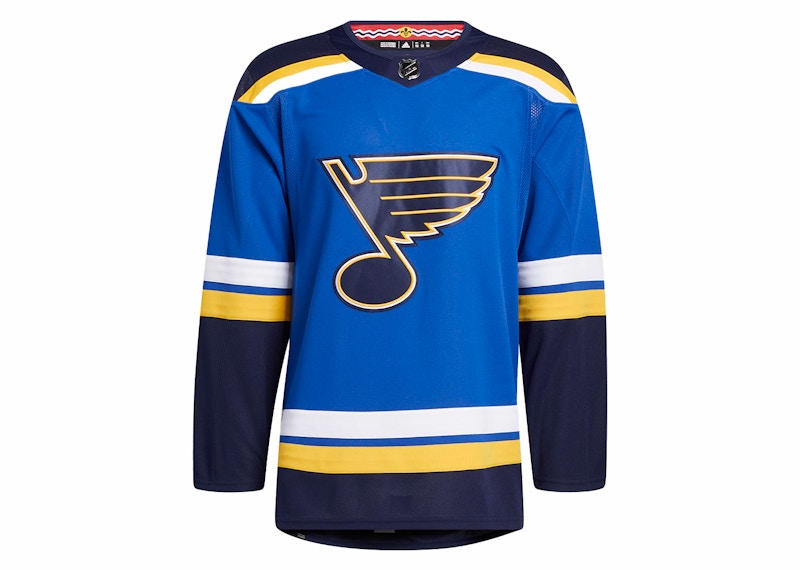 adidas Blues Home Authentic Jersey St Louis Royal