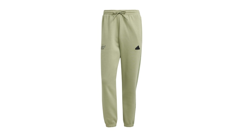 adidas Brand Love Fleece Joggers Tent Green