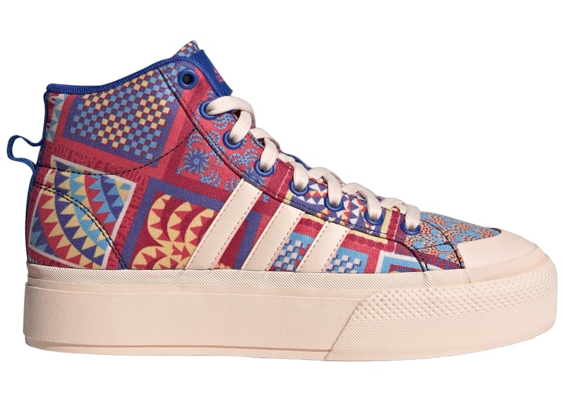 adidas Bravada 2.0 Platform Mid Bliss Orange Bold Blue (Women's)