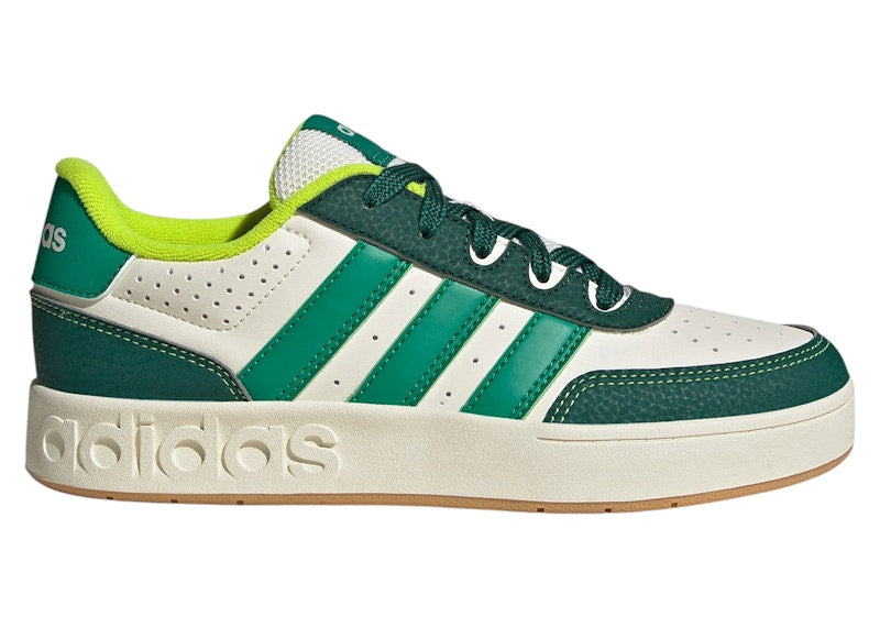 adidas Breakbase Off White Collegiate Green Court Green (GS)
