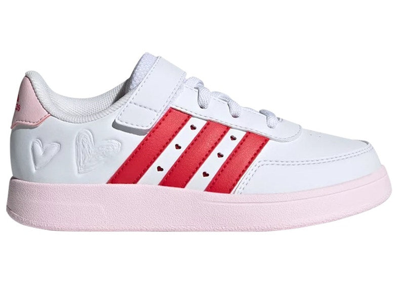 adidas Breaknet 2.0 Strap Cloud White Better Scarlet Clear Pink (GS)