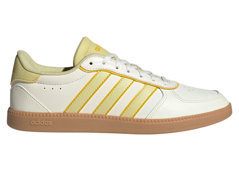 adidas Breaknet Sleek Off White Powder Yellow Utility Yellow (Women's)