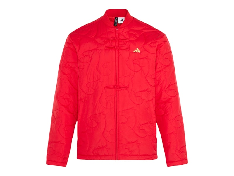 adidas CNY Modern Padded Chinese Style Jacket (Asian Sizing) Better Scarlet