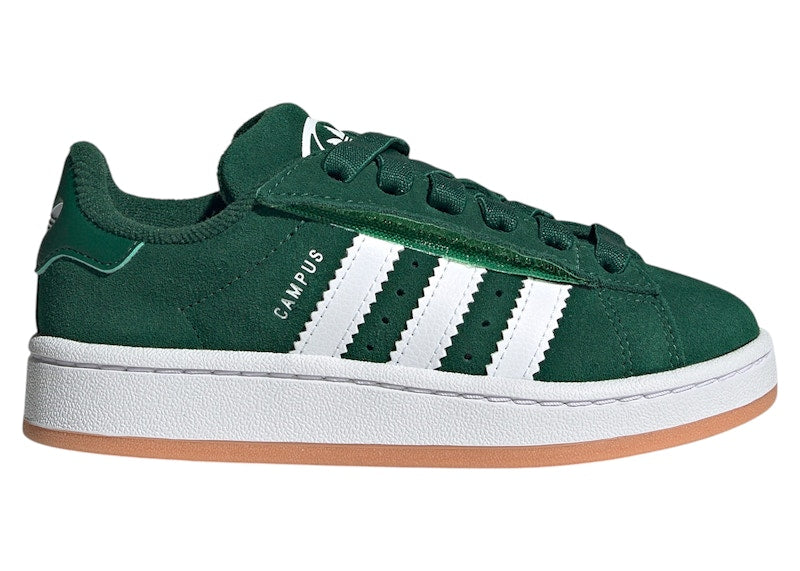 adidas Campus 00s Comfort Closure Camp Dark Green Cloud White Gum (PS)