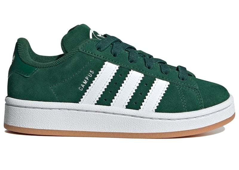 adidas Campus 00s Dark Green Cloud White (PS)