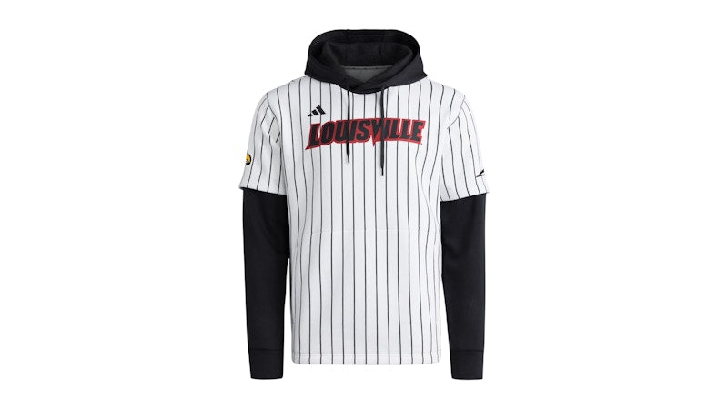 adidas Cardinals Hooded Jersey Louisville White Black