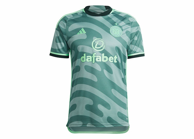 adidas Celtic FC 23/24 Third Jersey Vista Green/Beam Green