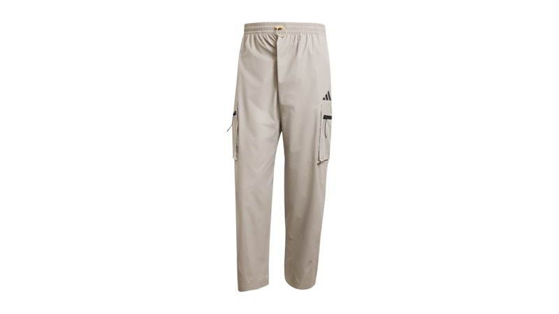 adidas City Escape Lightweight Cargo Tracksuit Pant Putty Beige