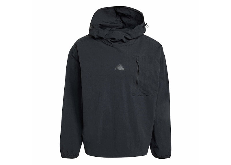 adidas City Escape Woven Hoodie Black